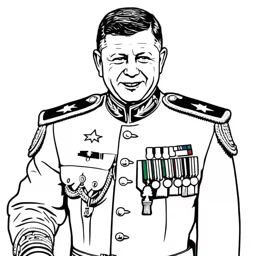 King Abdullah II of Jordan coloring pages